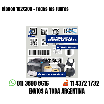 Ribbon 102x300 - Todos los rubros