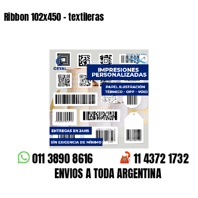 Ribbon 102x450 - textileras