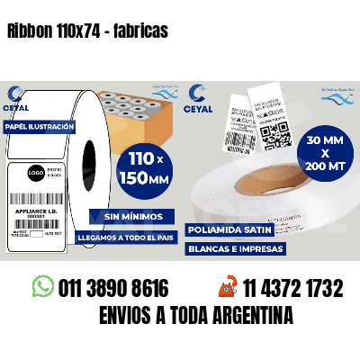 Ribbon 110x74 - fabricas