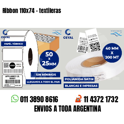 Ribbon 110x74 - textileras