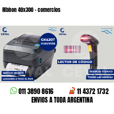 Ribbon 40x300 - comercios