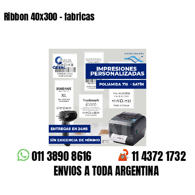 Ribbon 40x300 - fabricas