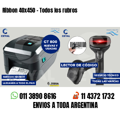 Ribbon 40x450 - Todos los rubros