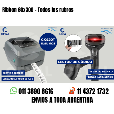 Ribbon 60x300 - Todos los rubros