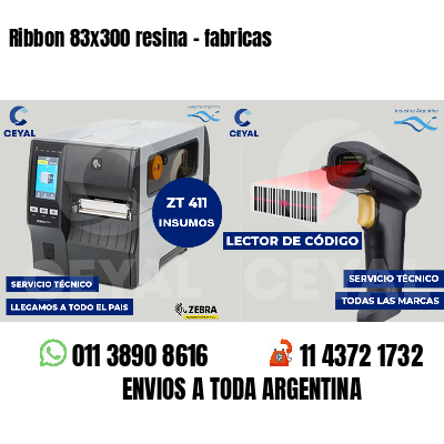 Ribbon 83x300 resina - fabricas