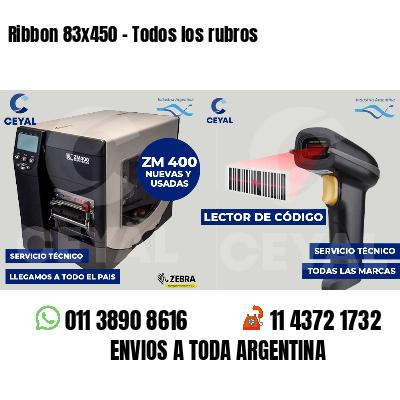 Ribbon 83x450 - Todos los rubros