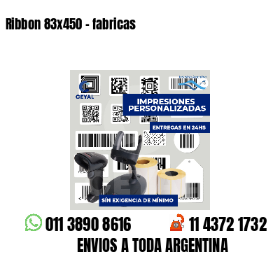 Ribbon 83x450 - fabricas