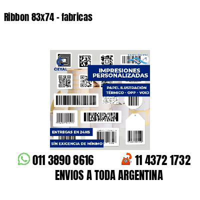 Ribbon 83x74 - fabricas