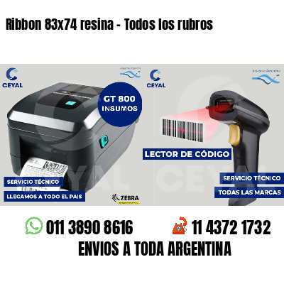 Ribbon 83x74 resina - Todos los rubros