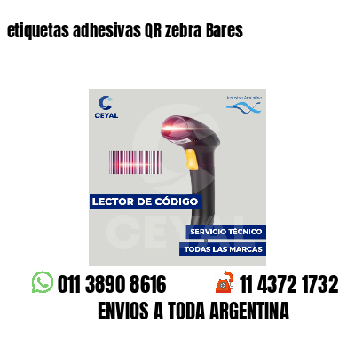 etiquetas adhesivas QR zebra Bares