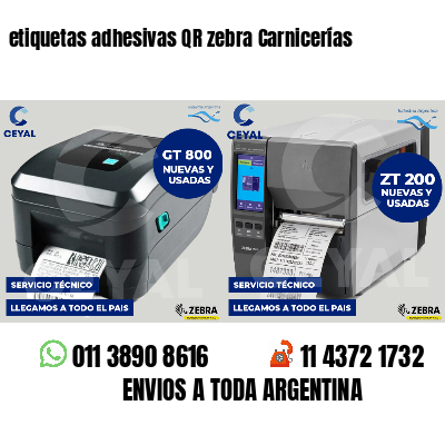 etiquetas adhesivas QR zebra Carnicerías