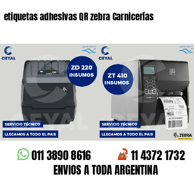 etiquetas adhesivas QR zebra Carnicerías