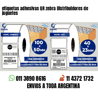 etiquetas adhesivas QR zebra Distribuidores de juguetes