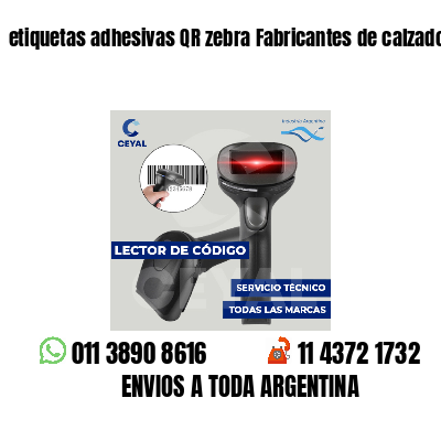 etiquetas adhesivas QR zebra Fabricantes de calzado