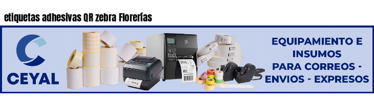 etiquetas adhesivas QR zebra Florerías