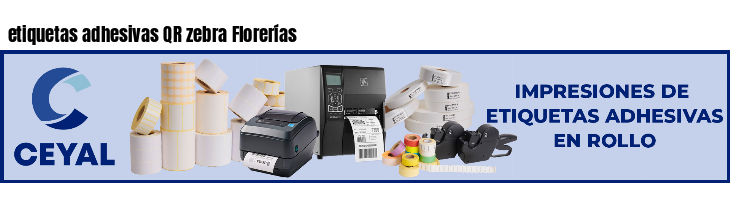 etiquetas adhesivas QR zebra Florerías