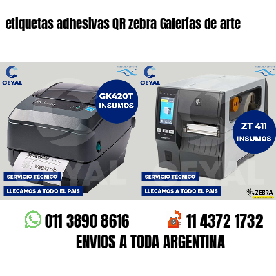 etiquetas adhesivas QR zebra Galerías de arte