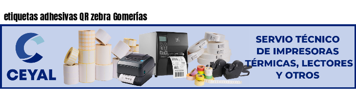 etiquetas adhesivas QR zebra Gomerías