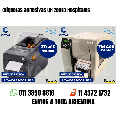 etiquetas adhesivas QR zebra Hospitales