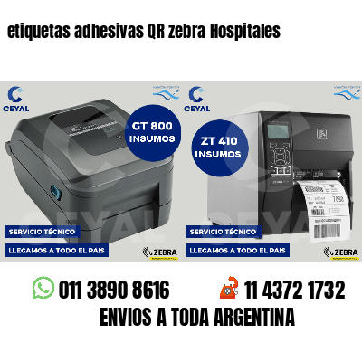 etiquetas adhesivas QR zebra Hospitales