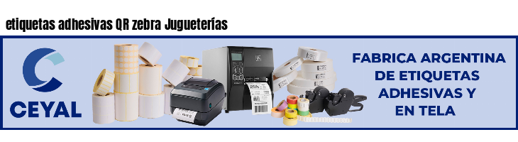 etiquetas adhesivas QR zebra Jugueterías