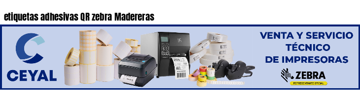 etiquetas adhesivas QR zebra Madereras