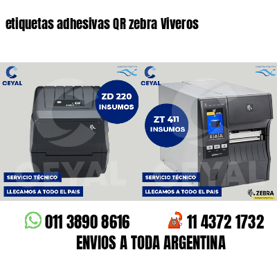 etiquetas adhesivas QR zebra Viveros