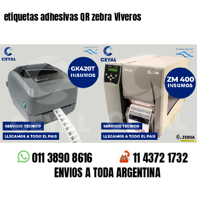 etiquetas adhesivas QR zebra Viveros