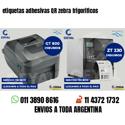 etiquetas adhesivas QR zebra frigorificos