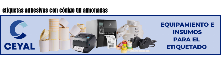 etiquetas adhesivas con código QR almohadas