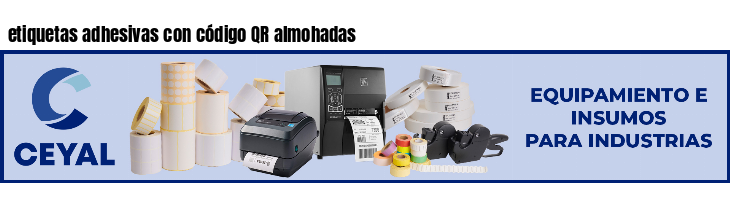 etiquetas adhesivas con código QR almohadas