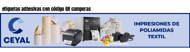 etiquetas adhesivas con código QR camperas