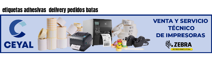 etiquetas adhesivas  delivery pedidos batas