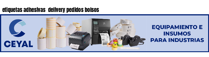 etiquetas adhesivas  delivery pedidos bolsos