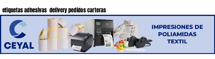 etiquetas adhesivas  delivery pedidos carteras