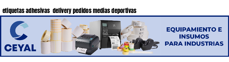 etiquetas adhesivas  delivery pedidos medias deportivas