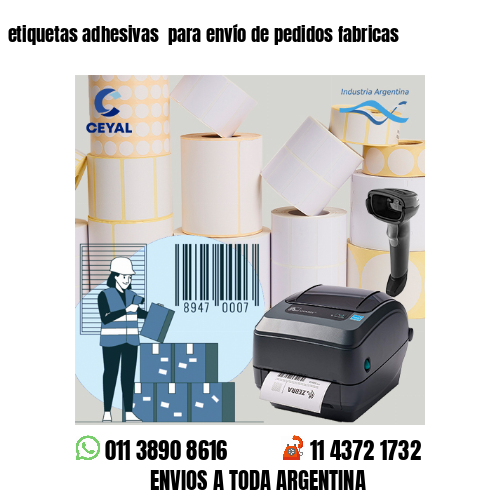 etiquetas adhesivas  para envío de pedidos fabricas