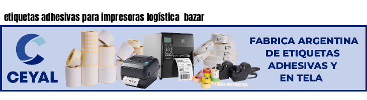 etiquetas adhesivas para impresoras logística  bazar