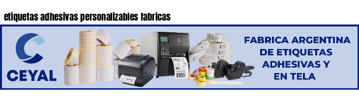 etiquetas adhesivas personalizables fabricas