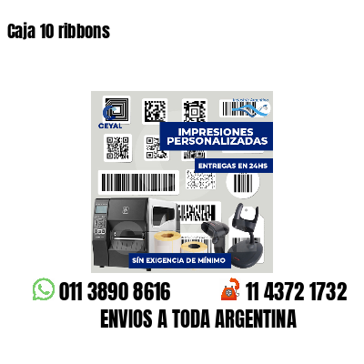 Caja 10 ribbons