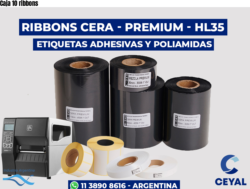 Caja 10 ribbons