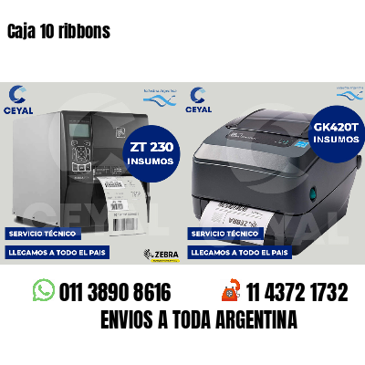 Caja 10 ribbons