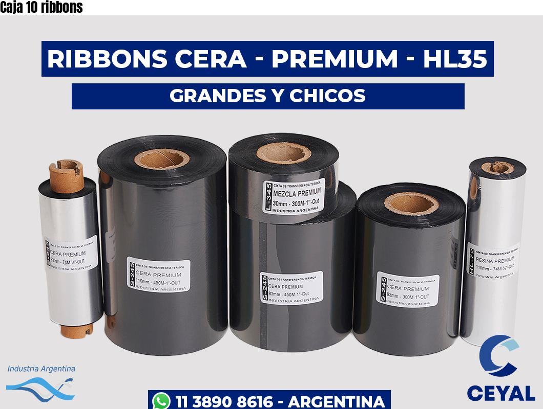 Caja 10 ribbons