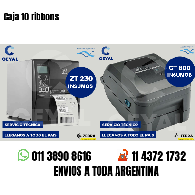 Caja 10 ribbons