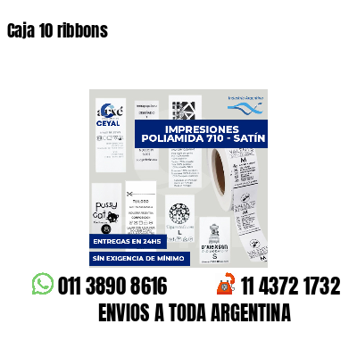 Caja 10 ribbons