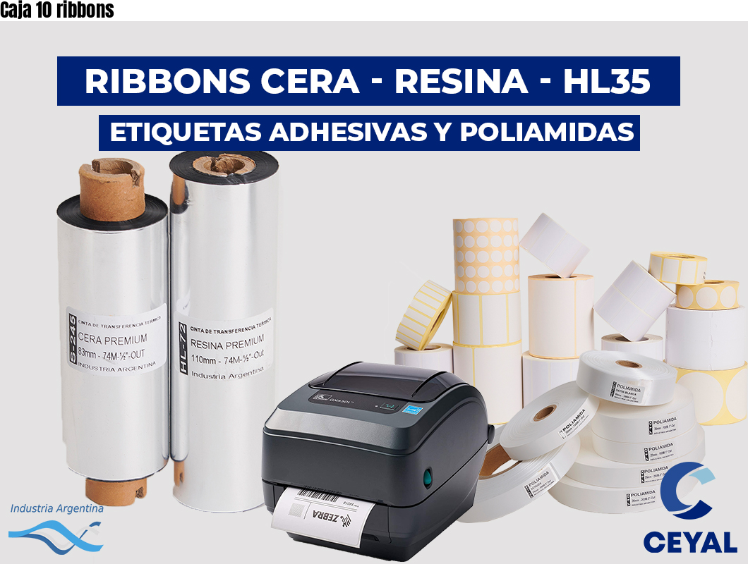 Caja 10 ribbons