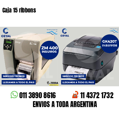 Caja 15 ribbons