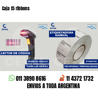 Caja 15 ribbons