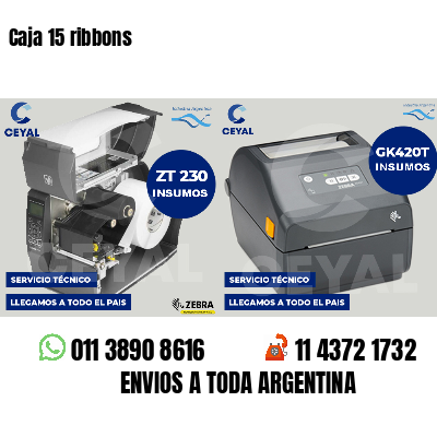 Caja 15 ribbons