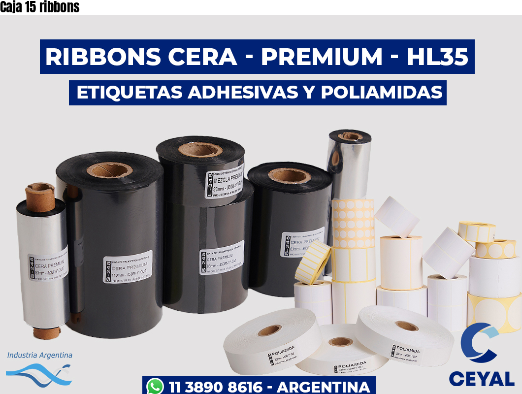 Caja 15 ribbons